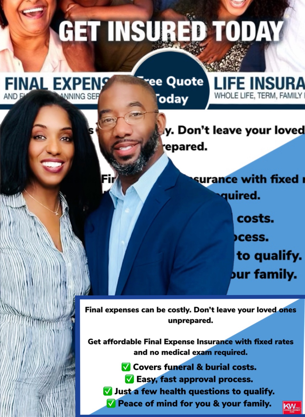 Our final expense agents take time to explain and assist.